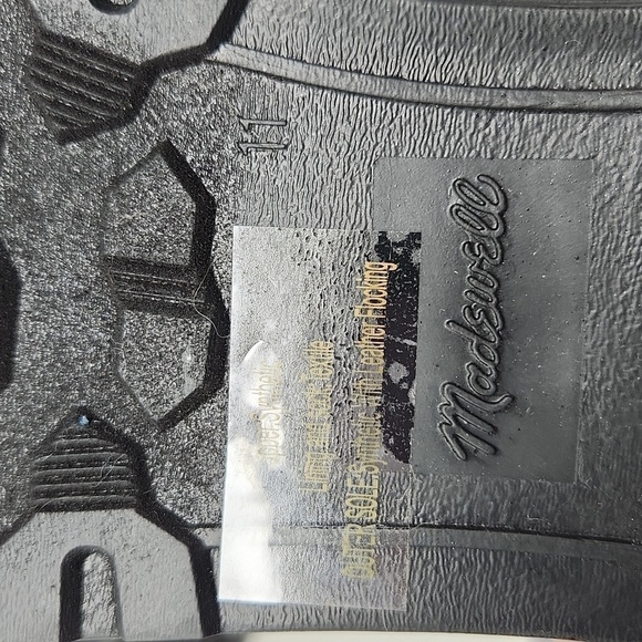 Madewell Zip-up Lugsole Rain Boot Black, sz 11 - Picture 5 of 10